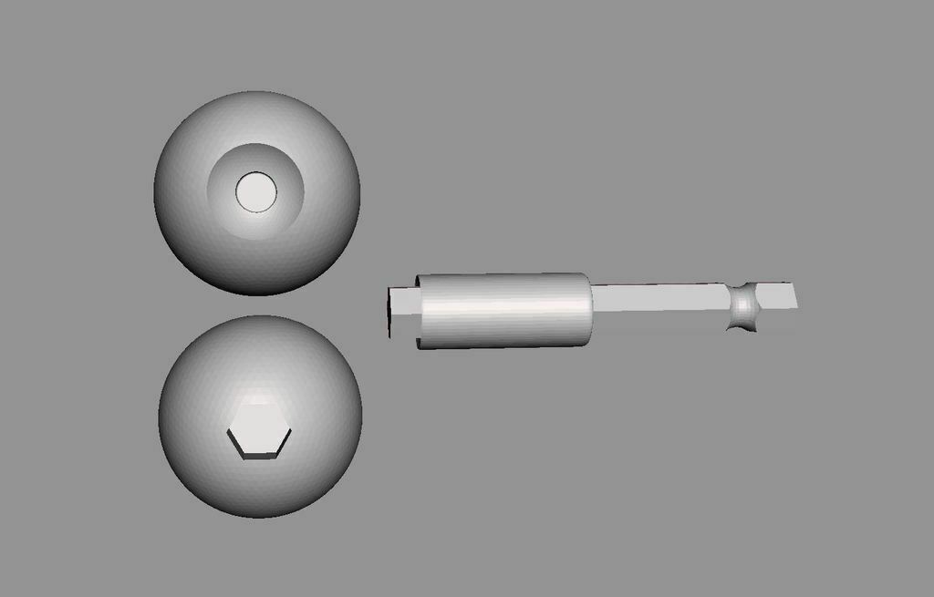 Free 3D file eye ball drill bit polisher or sanding・Model to download