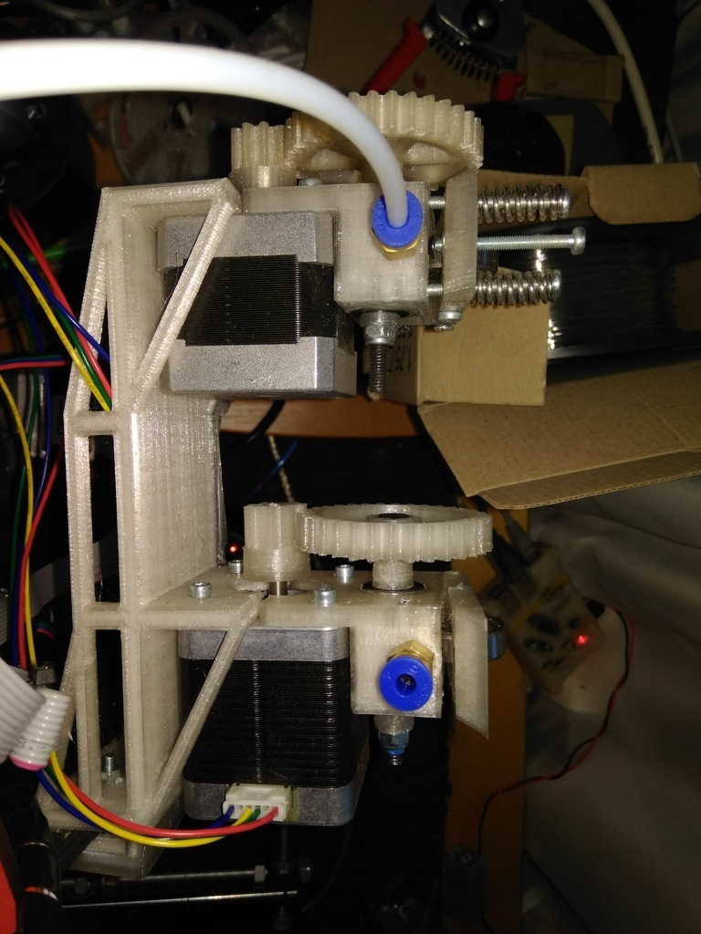 Free 3D file Geared Bowden Extruder・Template to download and 3D print・Cults