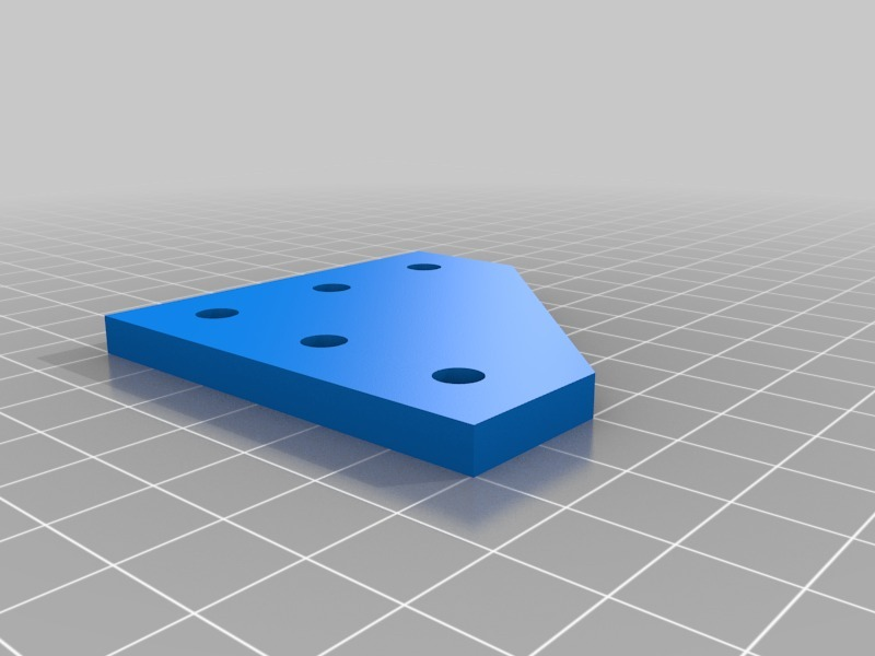Free 3D file 20mm Corner Plate・3D printable design to download・Cults