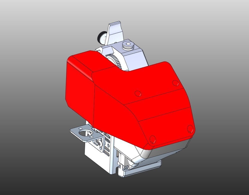 STL file Fan cooling duct nema17 for direct drive update Geeetech A10