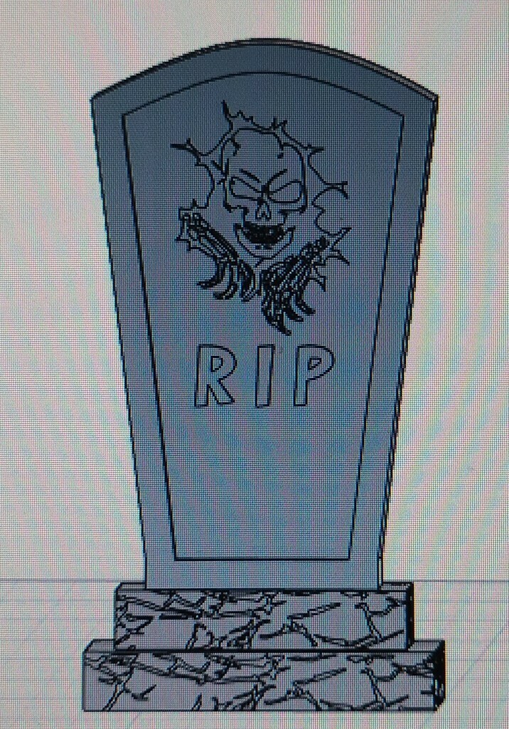 Free 3D file tombstone decoration halloween・3D printable model to ...