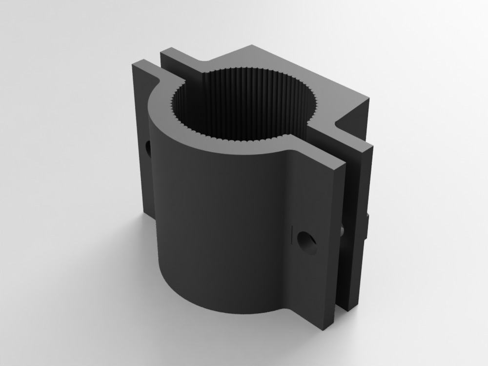 Free 3D file Oculus touch gun stock 1" PVC pipe edition・Model to