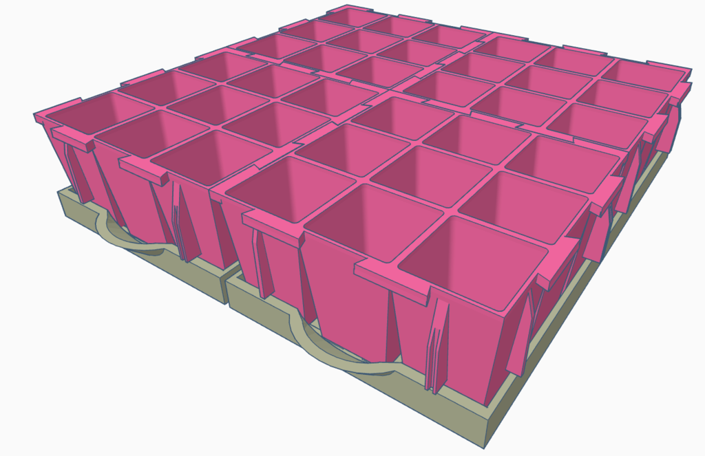 Free 3D file Water Trays for Planter Trays・3D printing design to