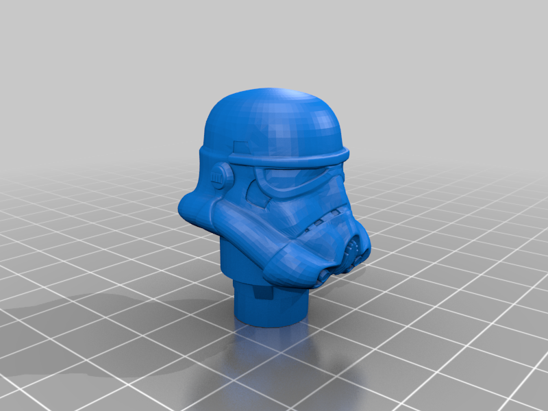 Free 3D file Stormtrooper Ender 3 V2 Extruder Knob 🫡・3D printing design