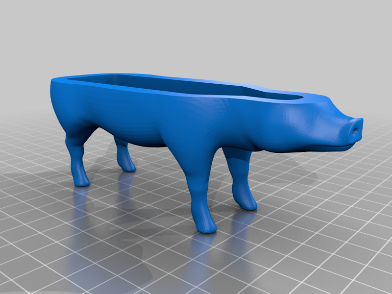 Free 3D file Two color pig 🎨・Design to download and 3D print・Cults