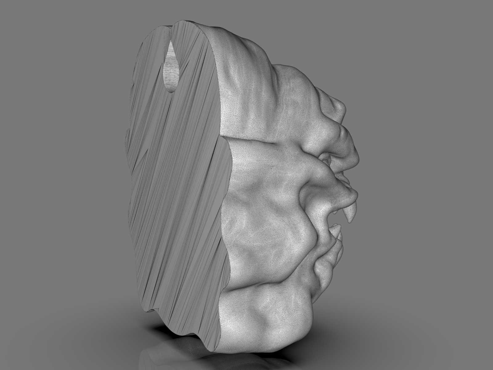 STL file Rancor Gargoyle Head 🏆・3D printing model to download・Cults
