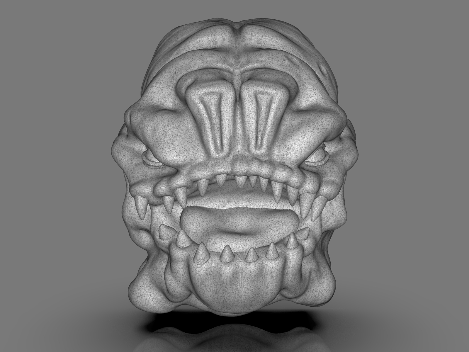 STL file Rancor Gargoyle Head 🏆・3D printing model to download・Cults