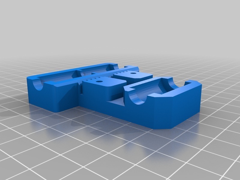 Free 3D file Prusa i3 XCarriage with Xendstop mount and filament