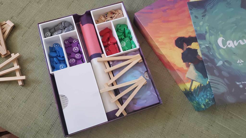 Free 3D file Canvas Board Game Box Insert Organizer・Design to download