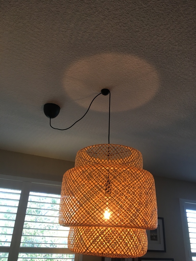Free 3D file Ikea Sinnerlig Pendent Lamp Wire Holder for Ceiling ...