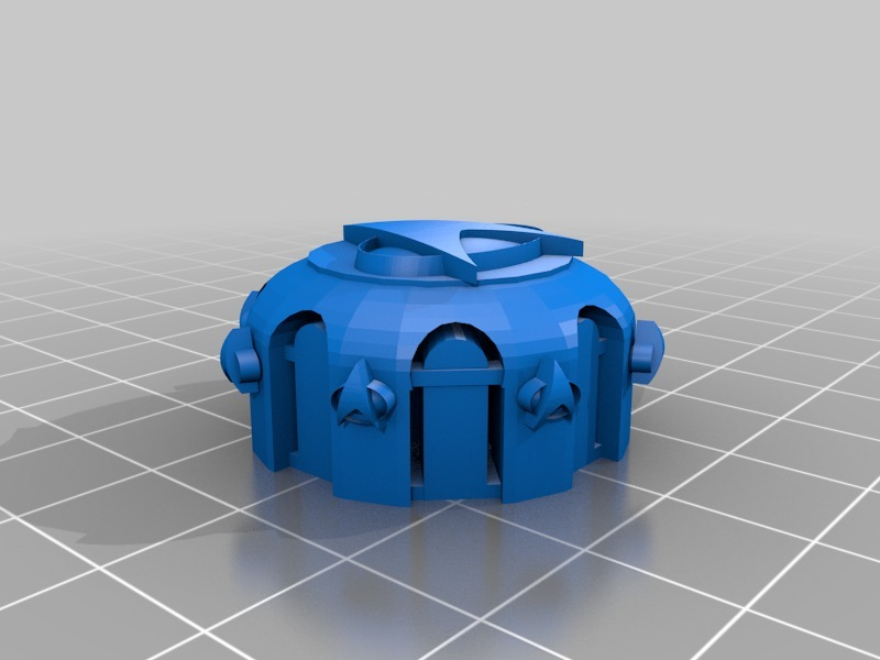 Free 3D file Star Trek Knob for Monoprice Select Mini V2 ⭐・3D print design to download・Cults
