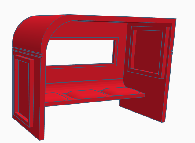 Free 3D file 28mm Scale Bus Shelter・3D printing model to download・Cults