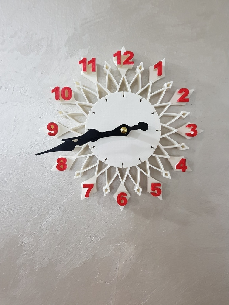 Free 3D file Wall Clock・3D printing template to download・Cults