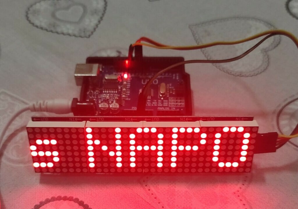 Free 3D file arduino uno stand with MAX7219 led matrix・3D printer ...