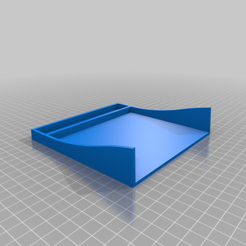 Free 3D file dice tray with tablet holder・3D printable design to