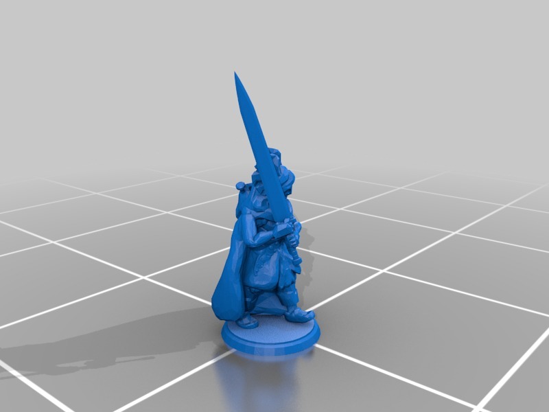 Free 3D file Female Paladin・Model to download and 3D print・Cults
