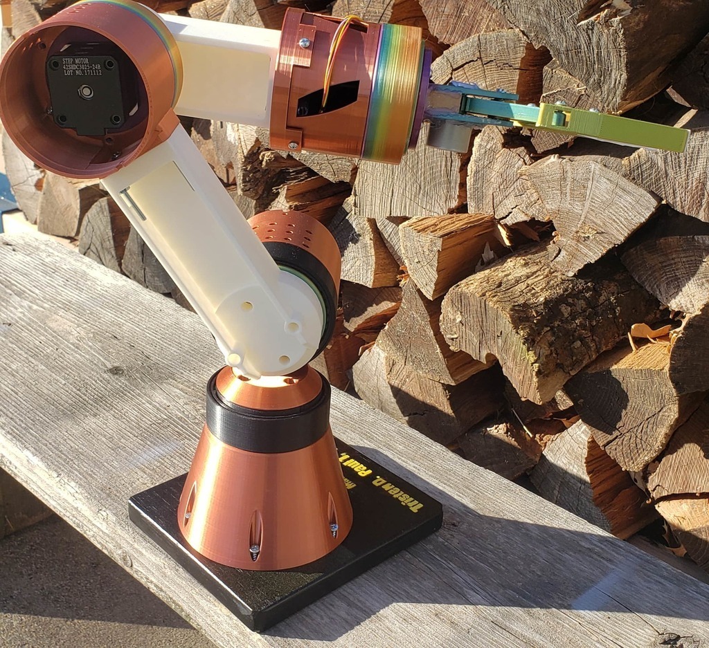 Free 3D file Nema 17 Robot Arm remix 🤖・Object to download and to 3D ...