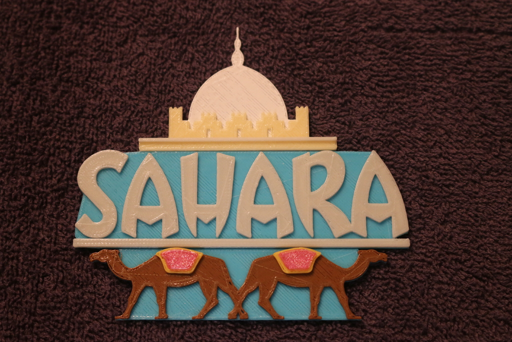 Free 3D file Sahara Casino Sign - Las Vegas 🎰・3D printing model to ...