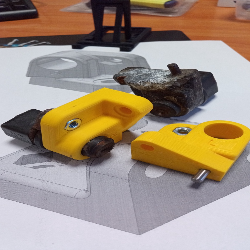 Free STL file AntiBlocking System (ABS) Sensor Bracket for LANOS・3D ...