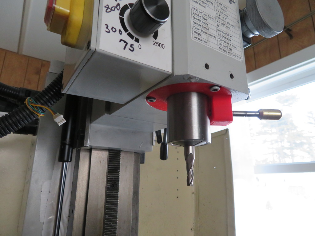 Free STL file Mini Mill Spindle Lock Bearing Cover. 🔒・3D print model to