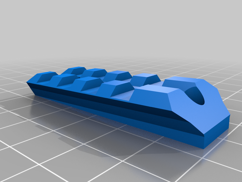 Top Rails For Worker Nightingale 3D model