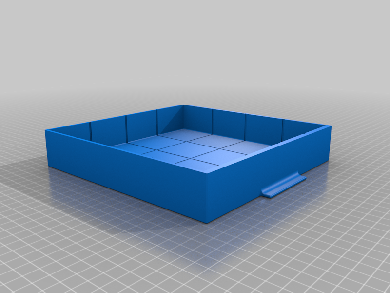 Free 3D file Large Drawer Organizer with removable dividers・3D printer