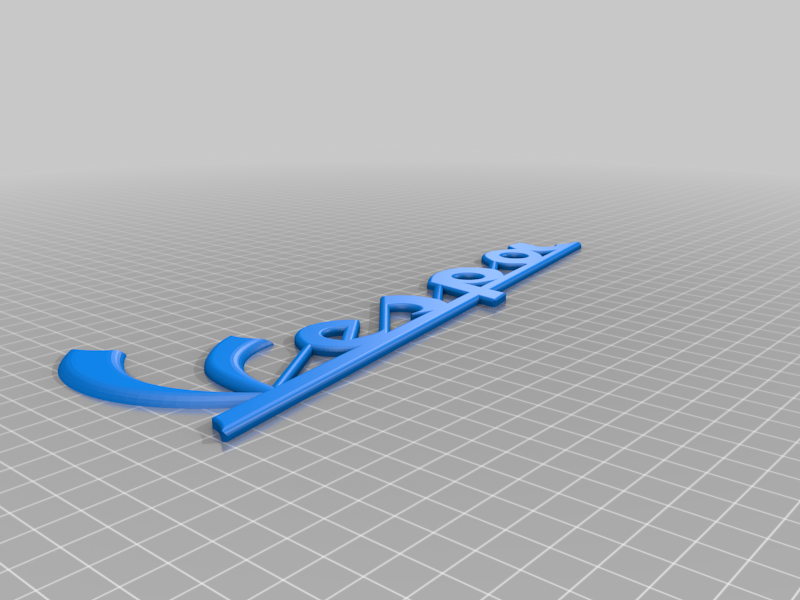 Badge Avant 3D Bombé Pour Vespa – Logo Mio Vespa Sur Drapeau Italien – Compatible Nombreux Modèles Vespa (ET2, GT, GTS, LX, PX…)