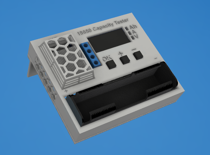 Archivo 3D gratis Carcasa ZB2L3 - Carcasa de comprobación de la capacidad de la batería 18650 🧑