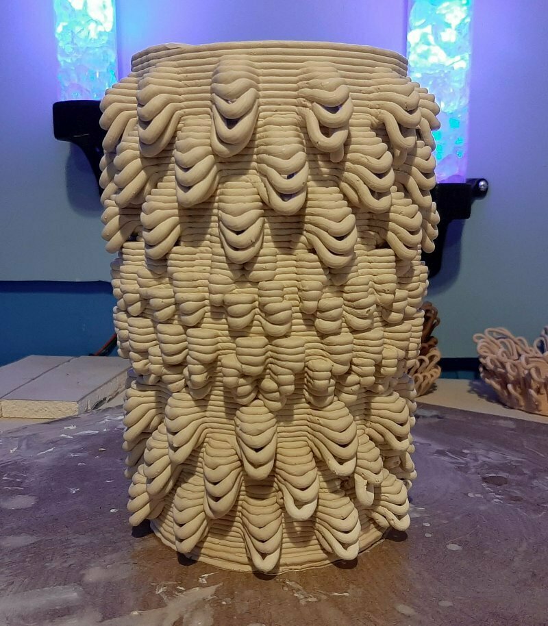 Free 3D file Alternating Tinkercad Gear Vase・3D print model to download