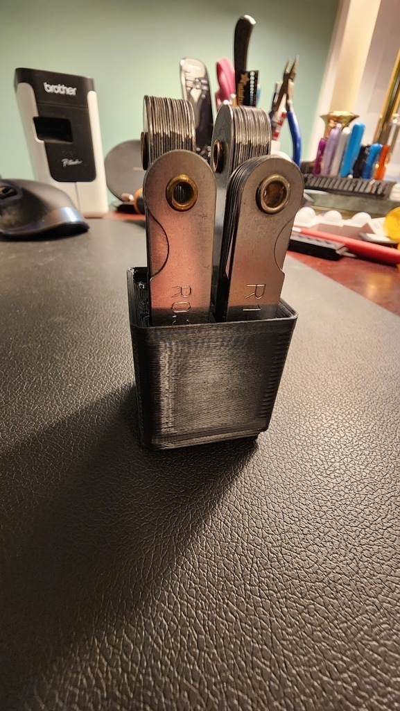 Free 3D file Gridfinity Radius Gauges Set Bin Holder・3D print design to