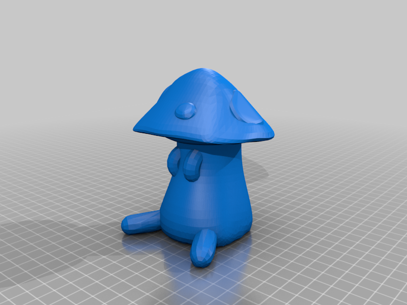 Free 3D file A Cute Mushroom Guy・3D printing idea to download・Cults