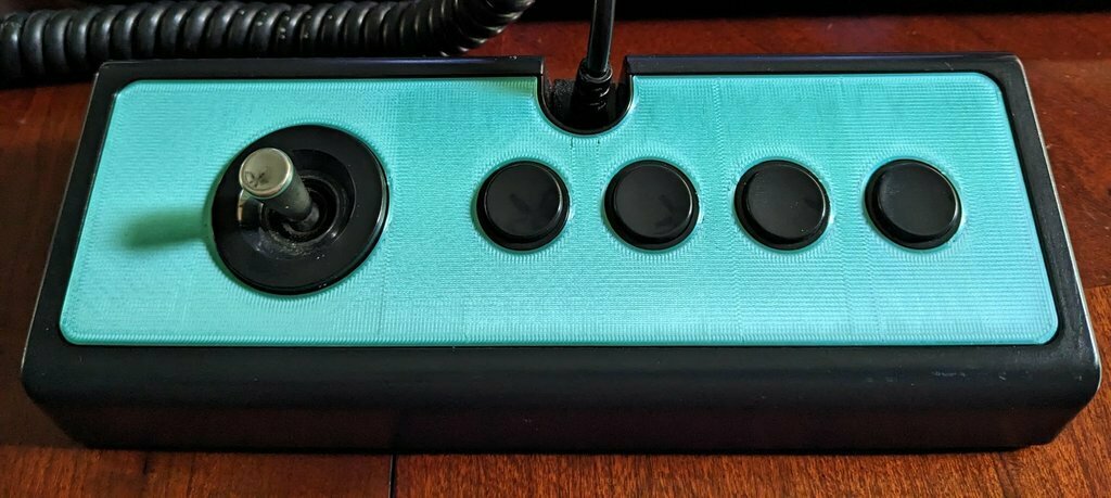Free 3D file Vectrex snap-in controller overlay 🎲・3D printing idea to ...