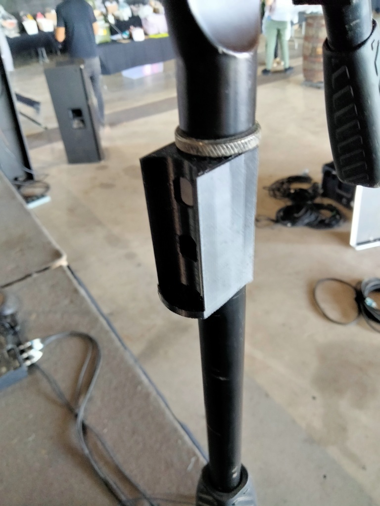 Free 3D file Guitar Slide Holder for Mic Stand・3D printer design to