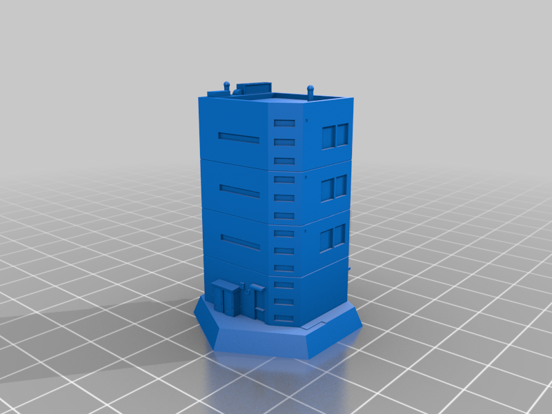 Free 3D file Battletech - Building 4 (Mall) 🏗️・3D printable model to ...