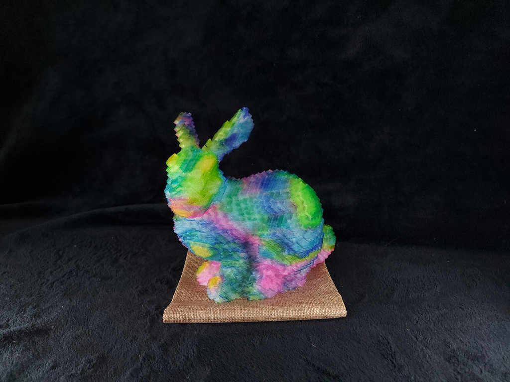 Free 3D file Pixel Stanford Bunny・Model to download and 3D print・Cults