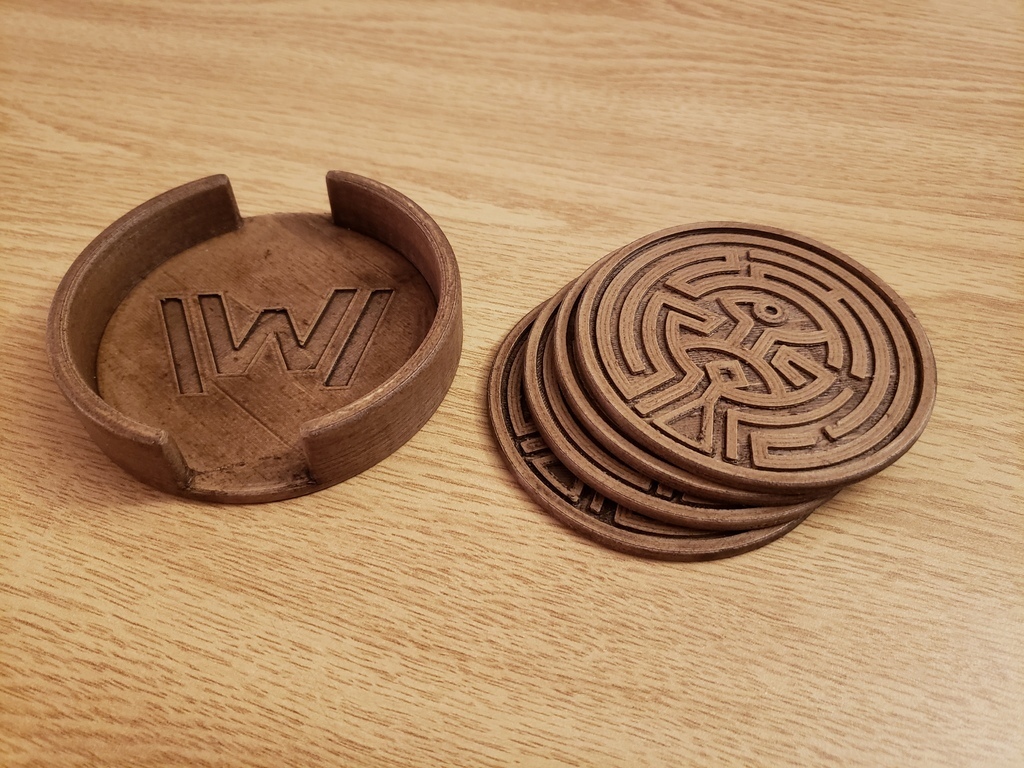 Free 3D file Westworld Coaster Holder・3D print design to download・Cults