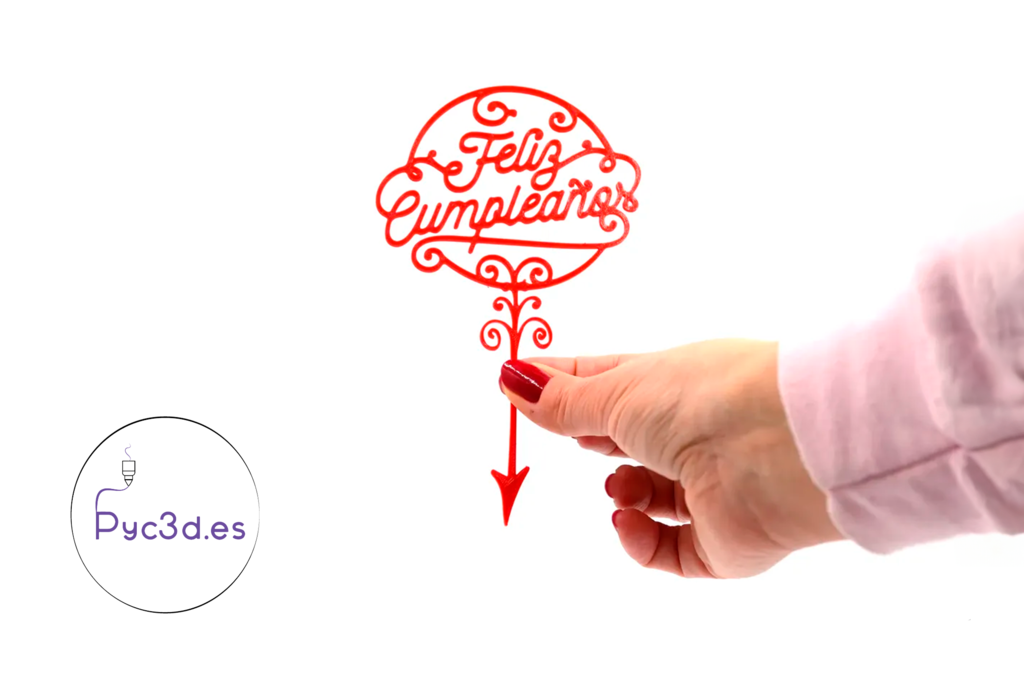 Free 3D file HAPPY BIRTHDAY CAKE TOPPER・3D printer model to download・Cults