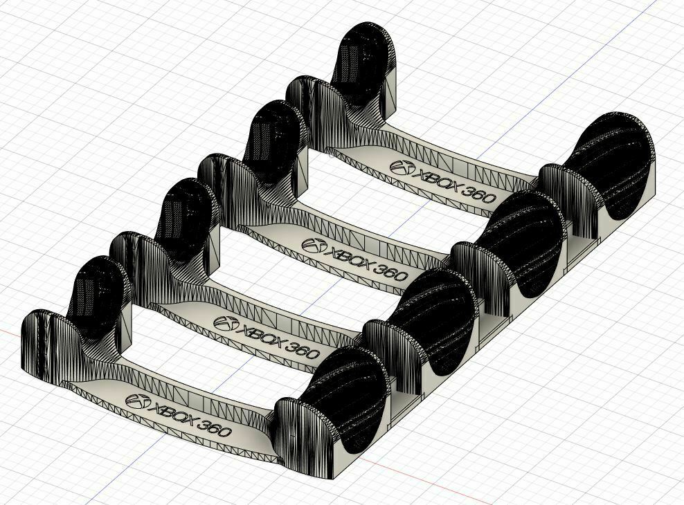 Free 3D file Xbox 360 Controller Stand Quad 🎮・3D print design to