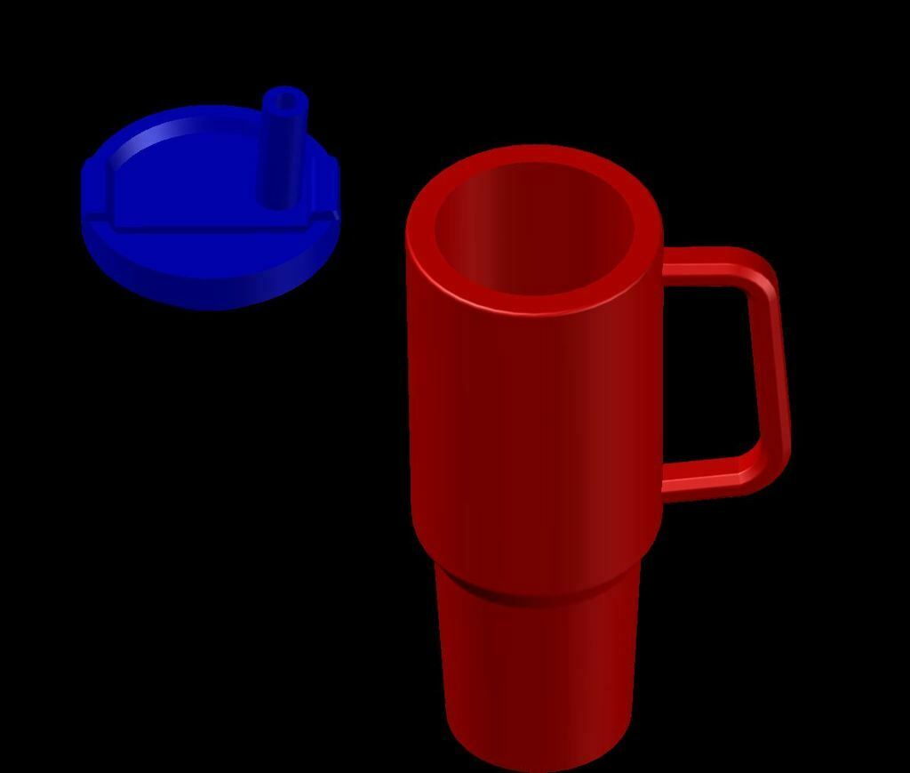Free 3D file 40oz Tumbler (Keychain Size)・3D printing template to ...