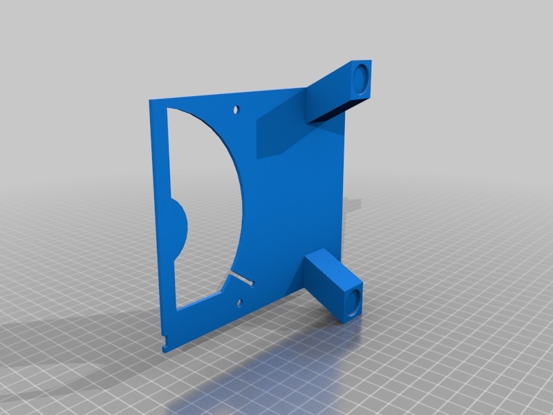 Free 3D file CR10 Control Box Fan Mod with feets 120mm・3D printing