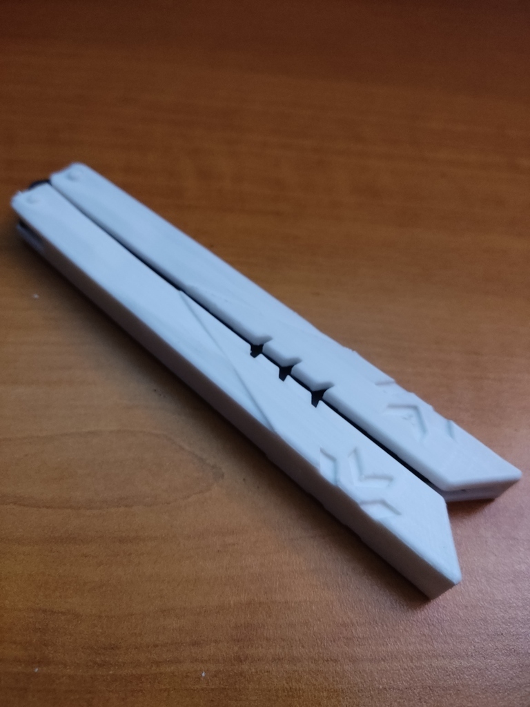 Free 3D file SIMPLE Champions Valorant Butterfly knife・Design to