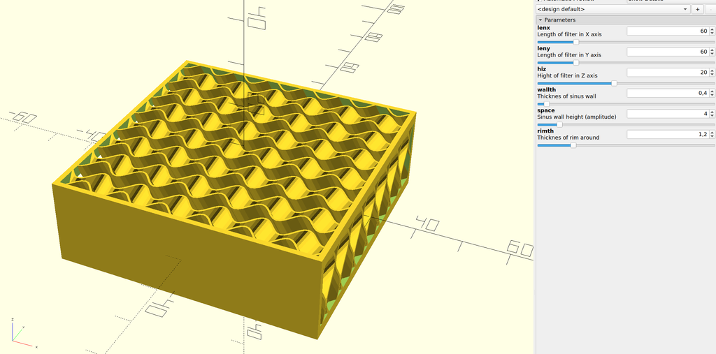 Free 3D file Evaporative cooling filter pad・3D print design to download