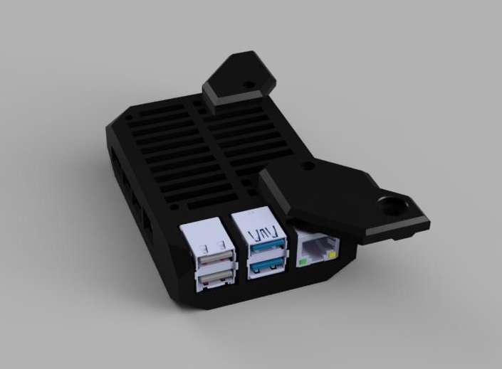 Raspberry Pi 4 Case Prusa Bear 2.1 Style 3D model