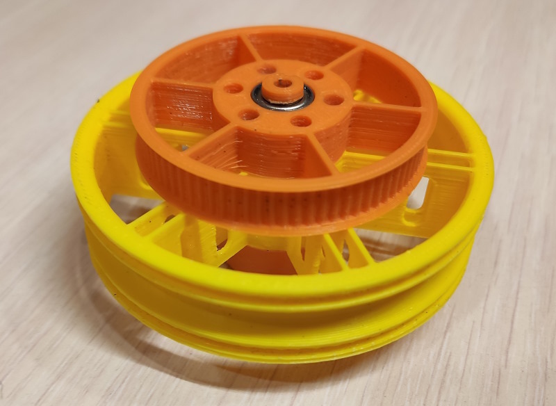 Free STL file Self balancing bike with reaction wheel 🛞・3D print design