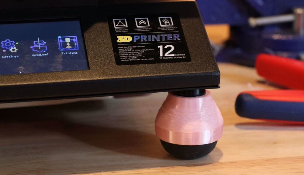 Free 3D file Squash Ball Feet for FOKOOS ODIN 3D Printer・3D printing