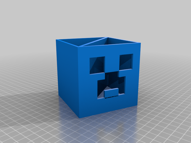 Free 3D file Minecraft Creeper Pencil Holder・3D print design to