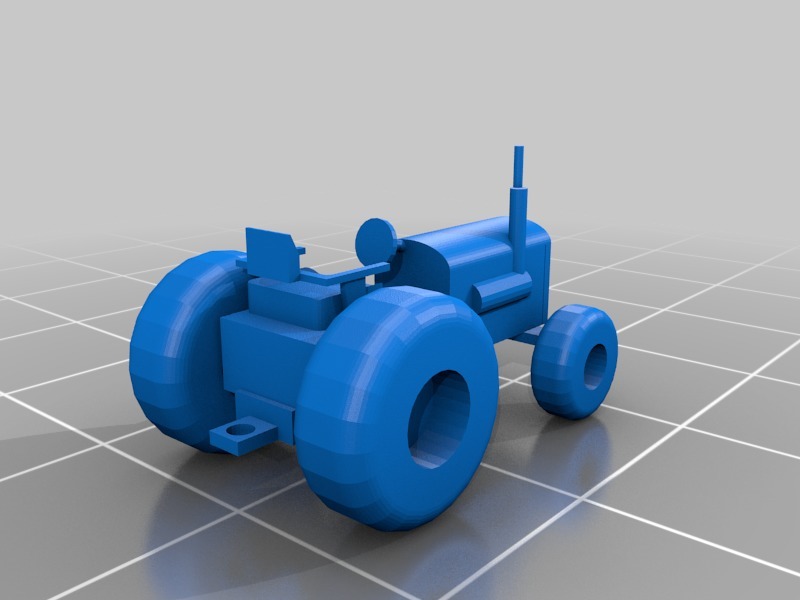 Free 3D file N Scale Tractor・3D printable model to download・Cults