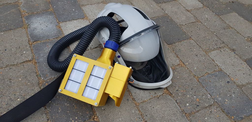 Fan-Motorbox for 3M Versaflo 3D model