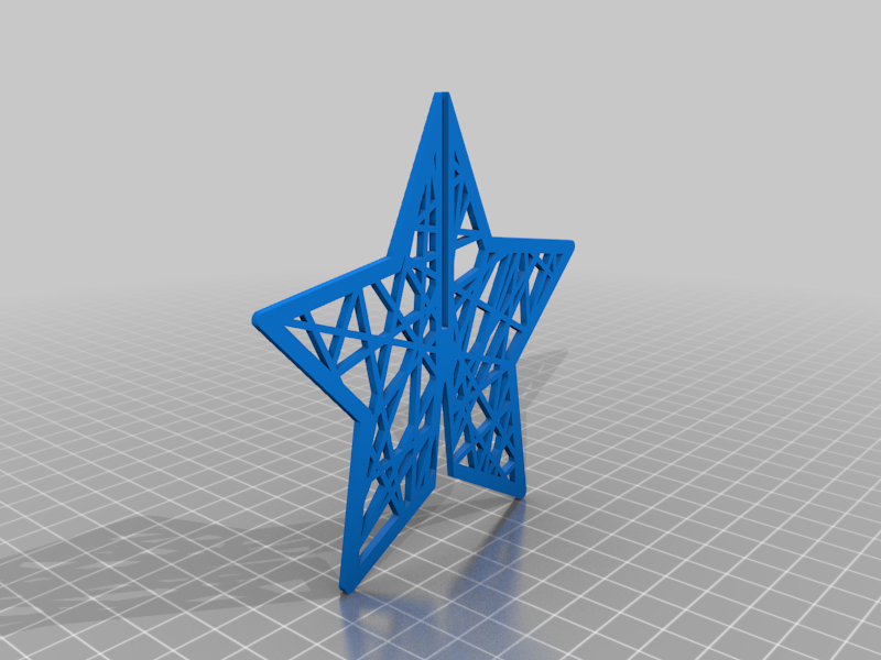 Christmas tree top 3D model