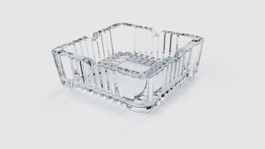 Glass Ash Tray 3D model